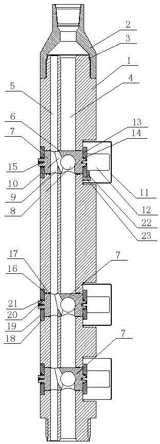 Well drilling cementing cement head