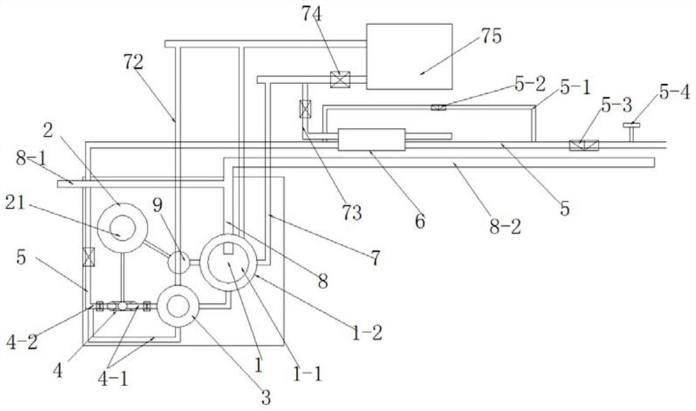 A paint liquid temperature control device