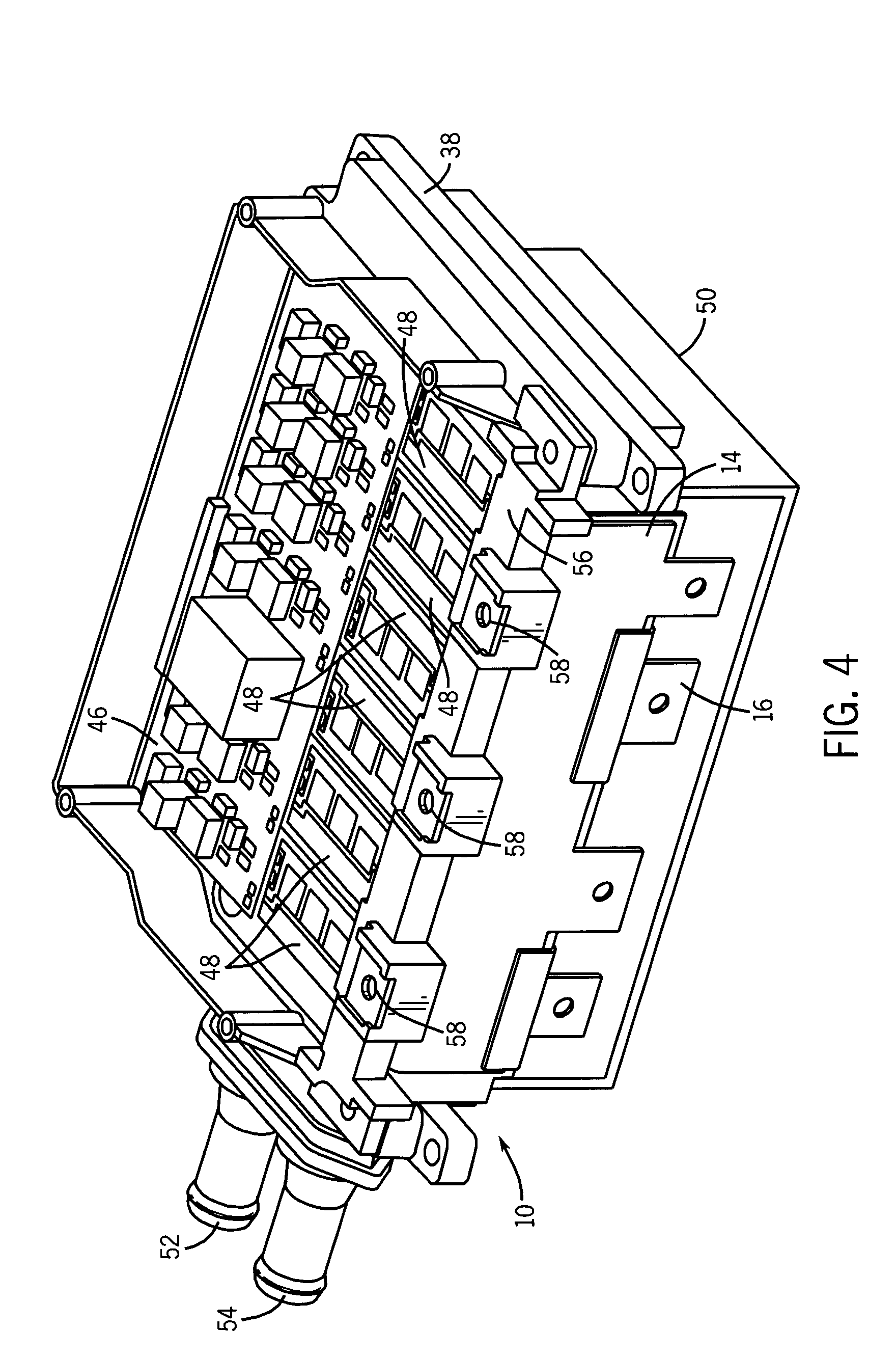 Bus structure for power switching circuits