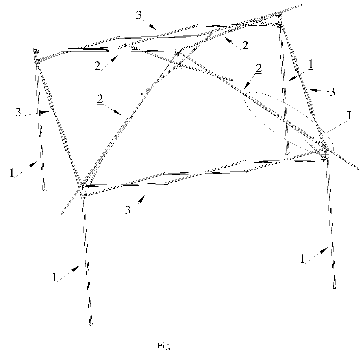 Foldable tent