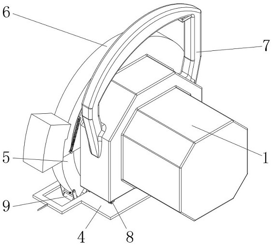 Electric circular saw with dust collection function