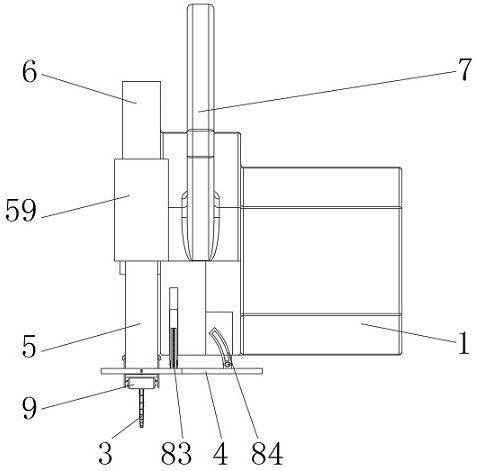 Electric circular saw with dust collection function