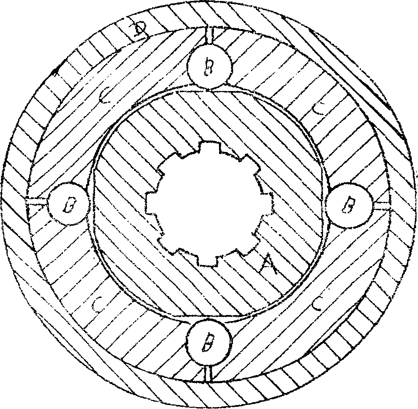 Differential speed reducer