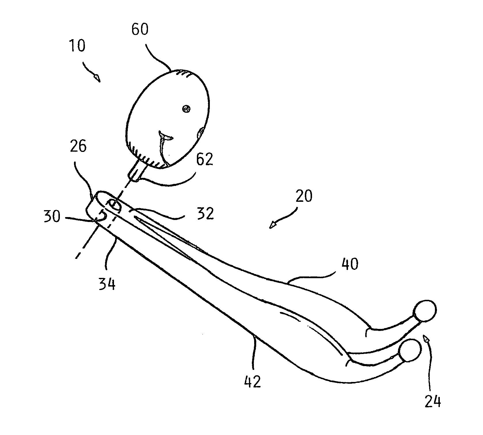 Apparatus for pulling loose teeth