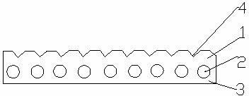 Fresh-keeping separating layer cyclically used in rubber tyre manufacturing