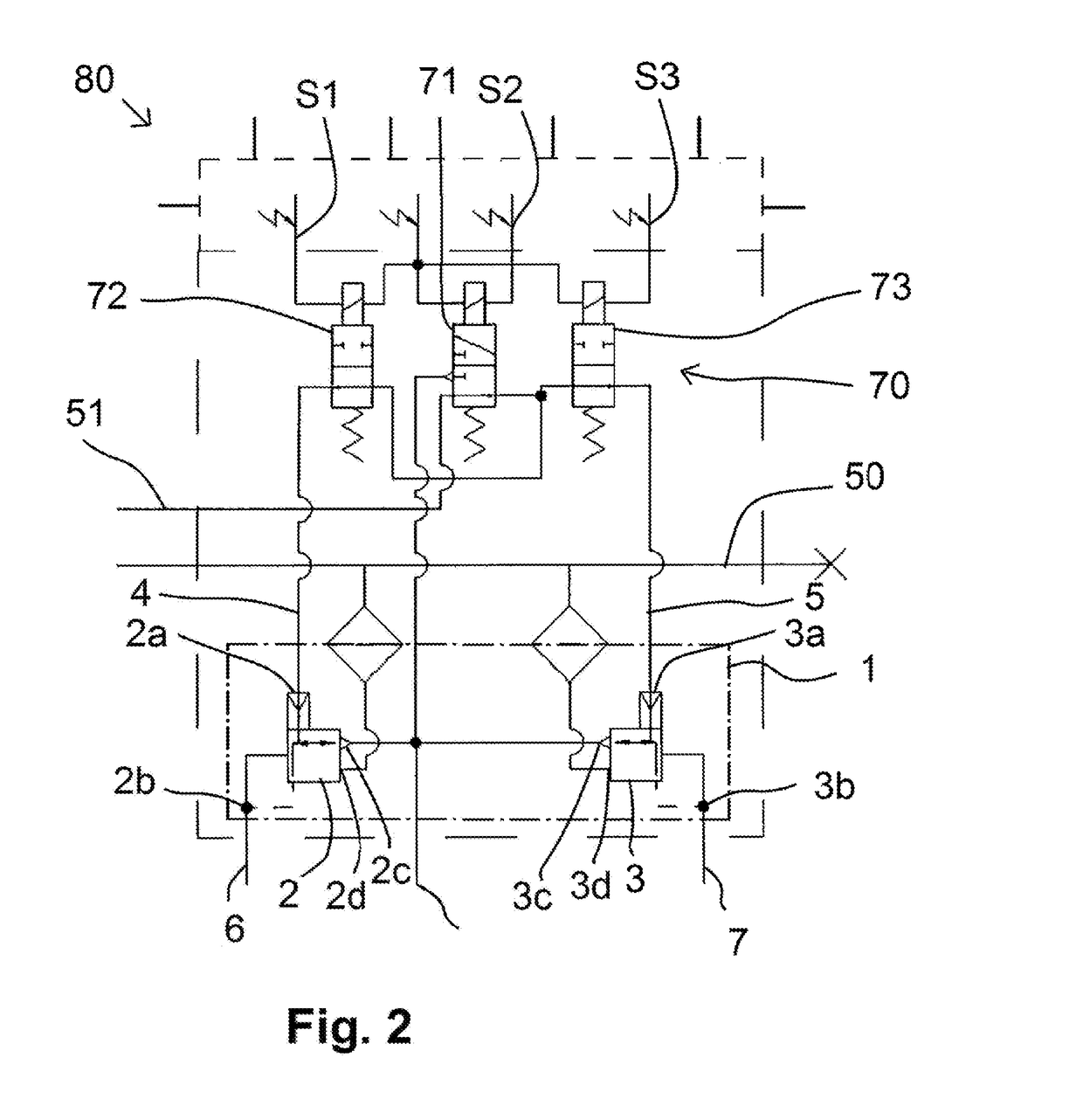 Brake modulator for a compressed air braking system of a vehicle