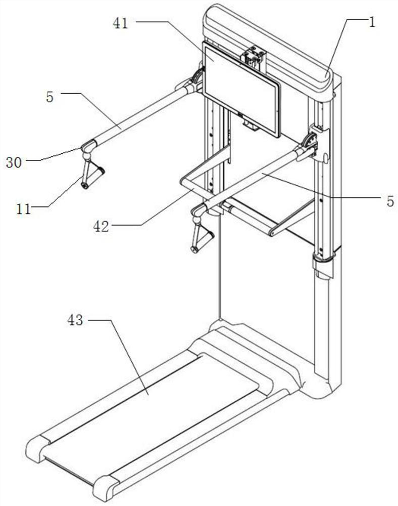 Intelligent control multifunctional combined fitness training equipment and training control method