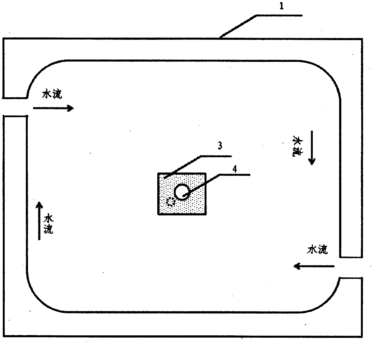 Novel pond internal circulating water breeding system