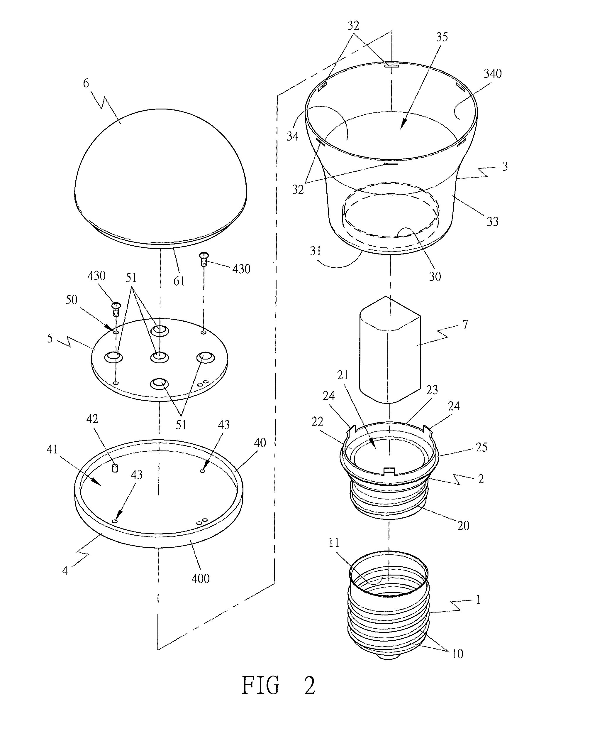 Heat sink for LED bulbs