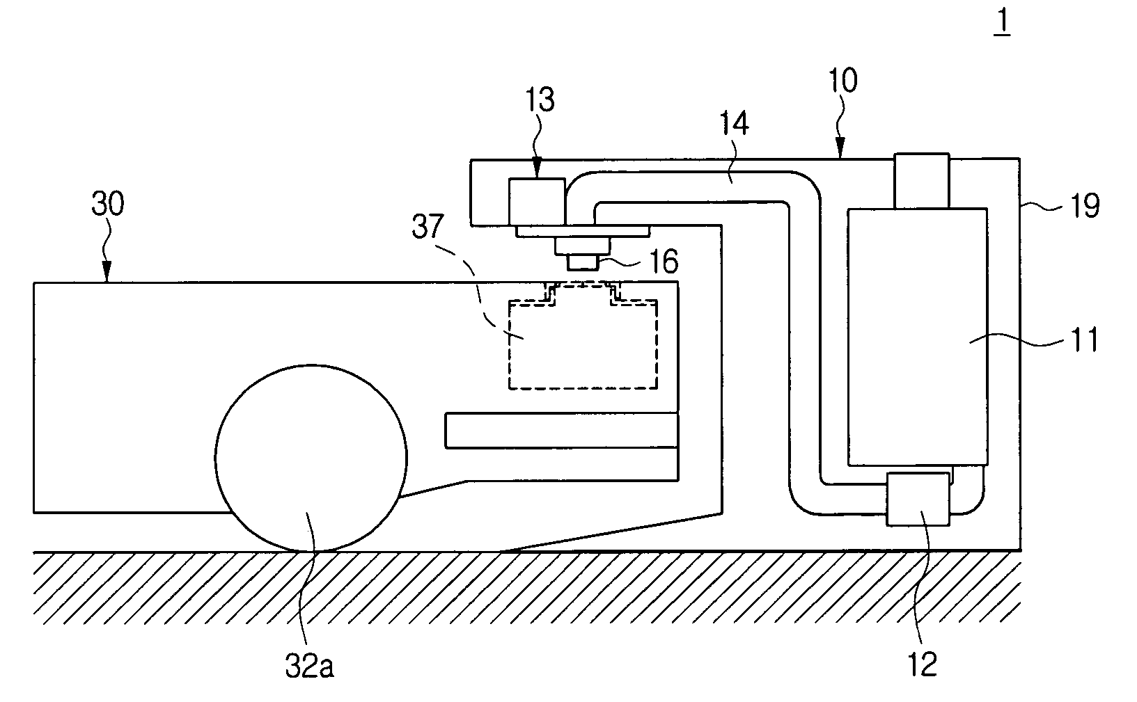 Mobile robot system having liquid supply station and liquid supply method