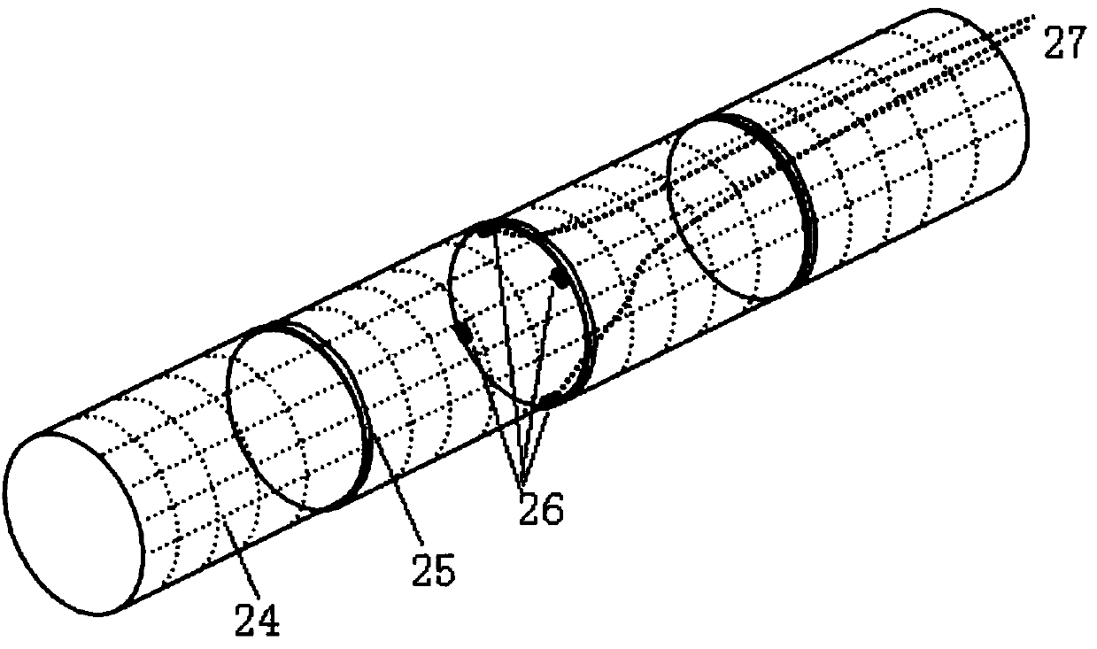 Three-dimensional underground pressure-bearing water flow-subway tunnel structure interaction simulating device