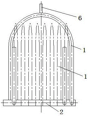 Three-dimensional pulsating heat pipe heat radiation and cooling device with flat plate microchannel evaporator