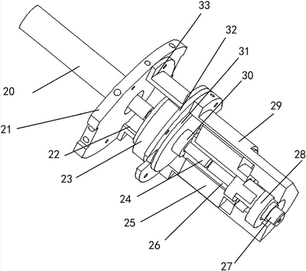 Artificial limb system aiming at upper-limb high amputation patients