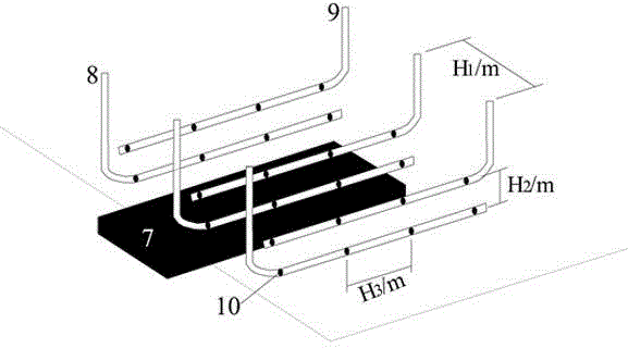 Monitoring and forecasting method and device for water bursting hazards on roof and floor of coal working face