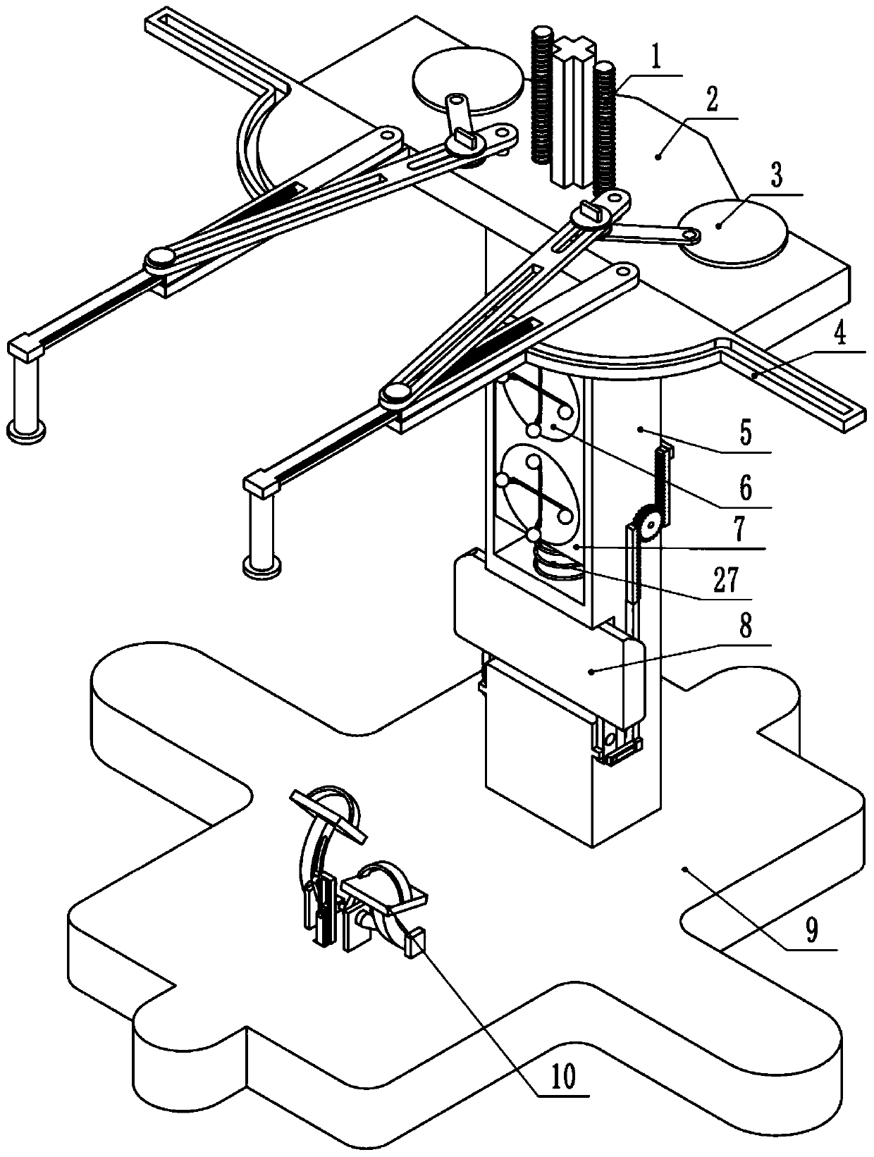 Postoperative exercise device for thoracic surgery department