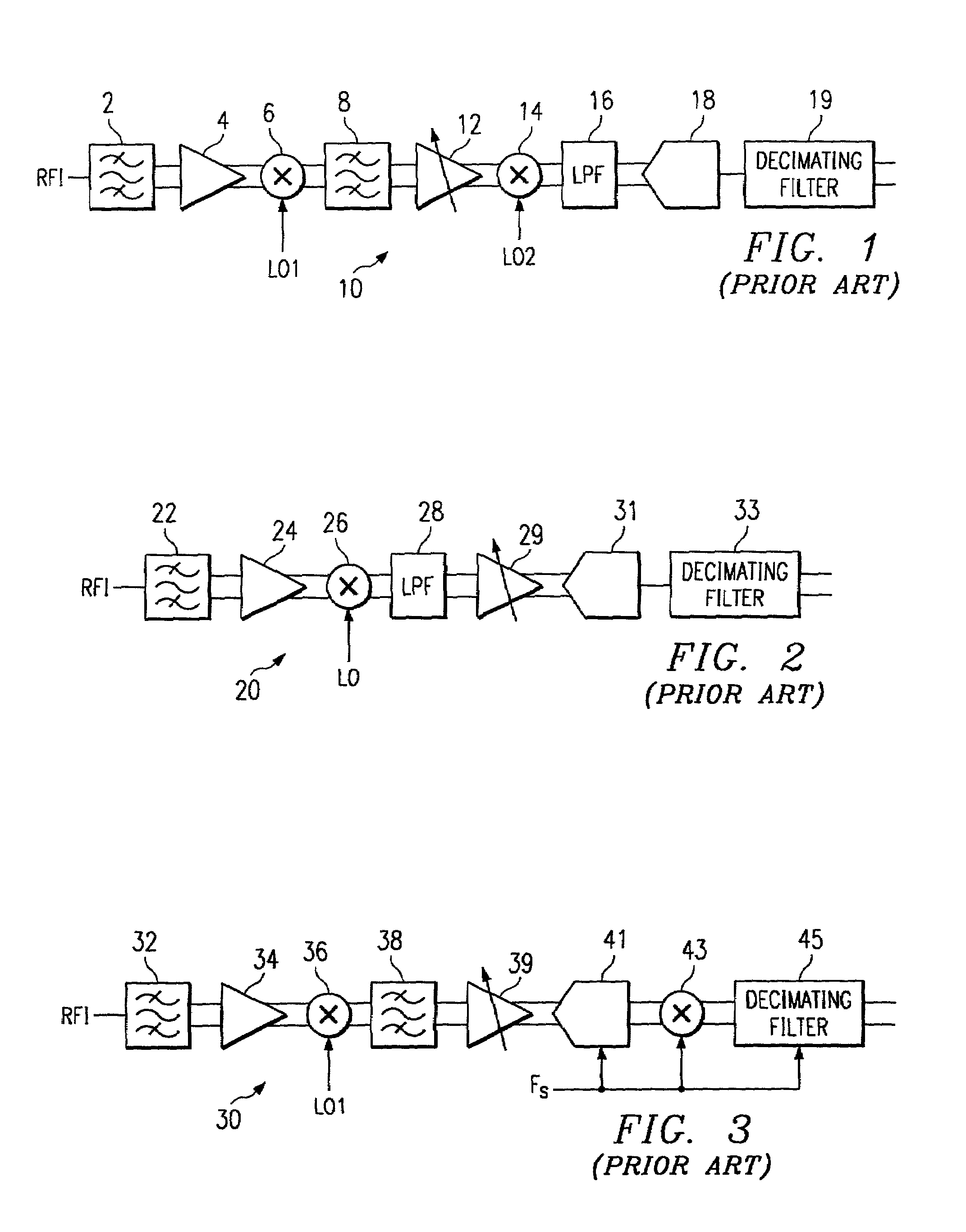 Subsampling RF receiver architecture