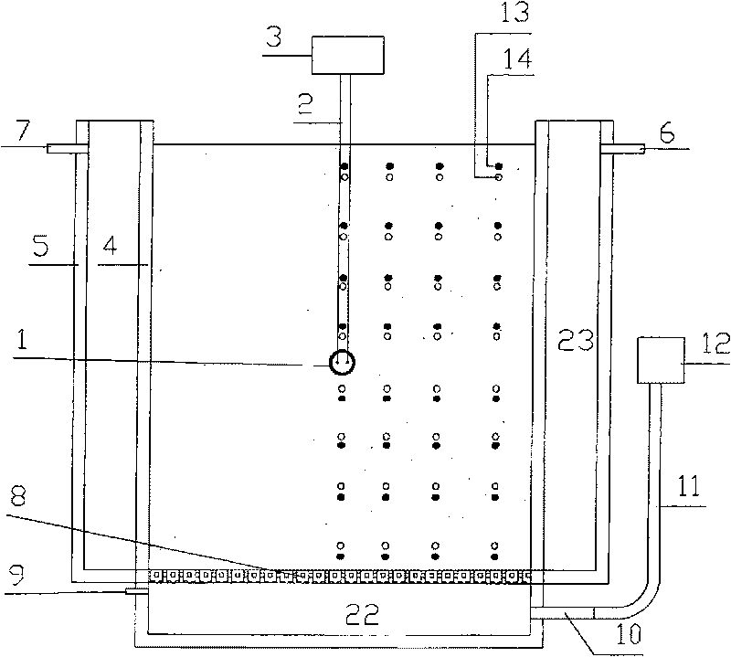 Soil hot-wet coupling carrying model trial device