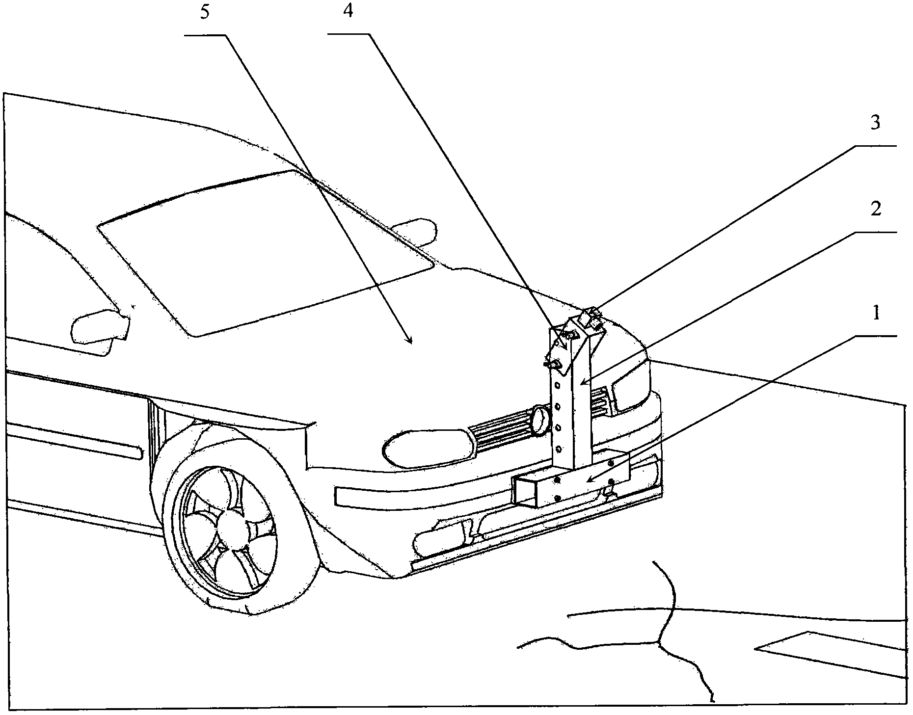 Vehicle-mounted movable machine vision inspection system for highway pavement cracks