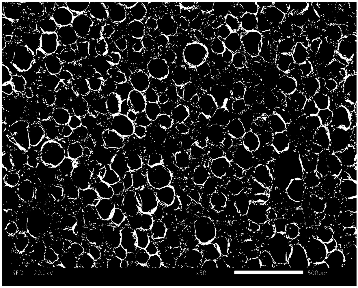 Expandable silicone rubber sheet and preparation method thereof