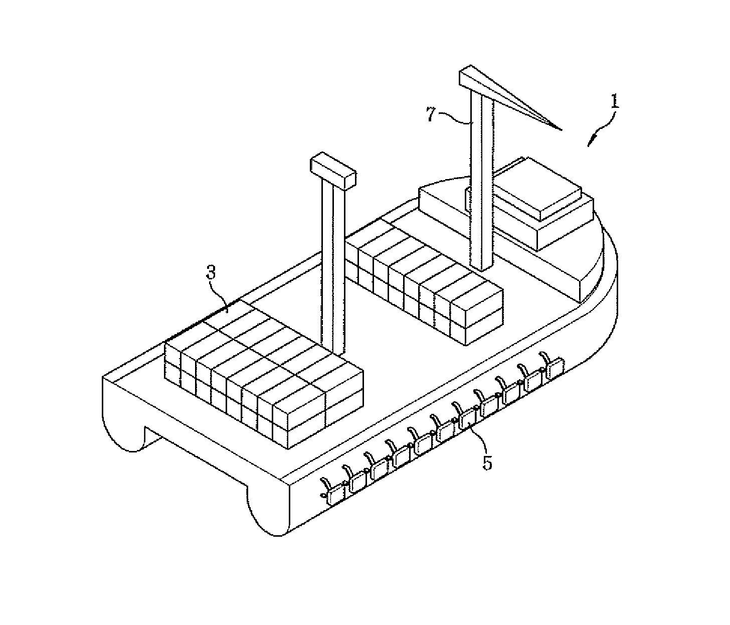 Balance maintaining equipment for floating body