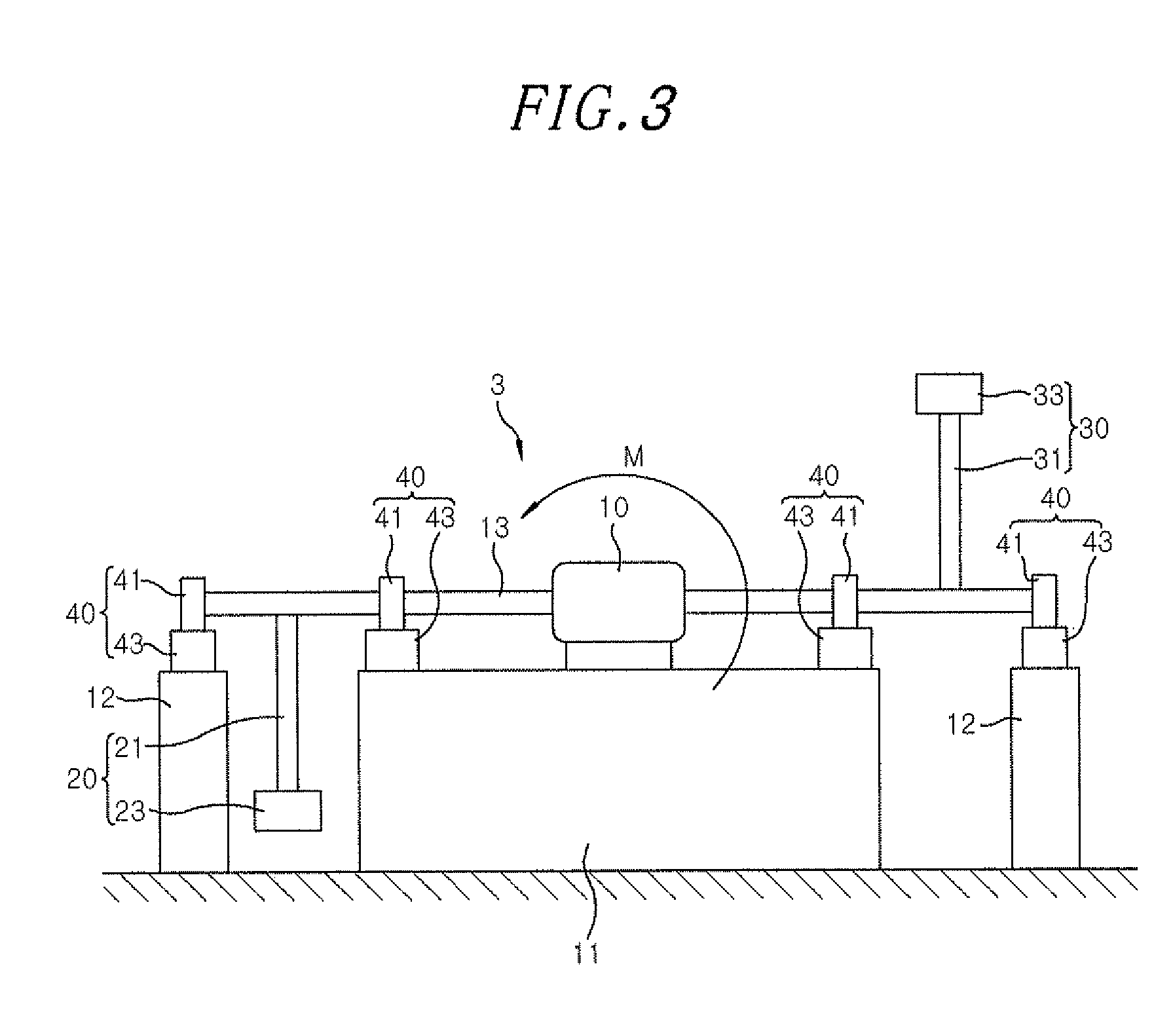 Balance maintaining equipment for floating body