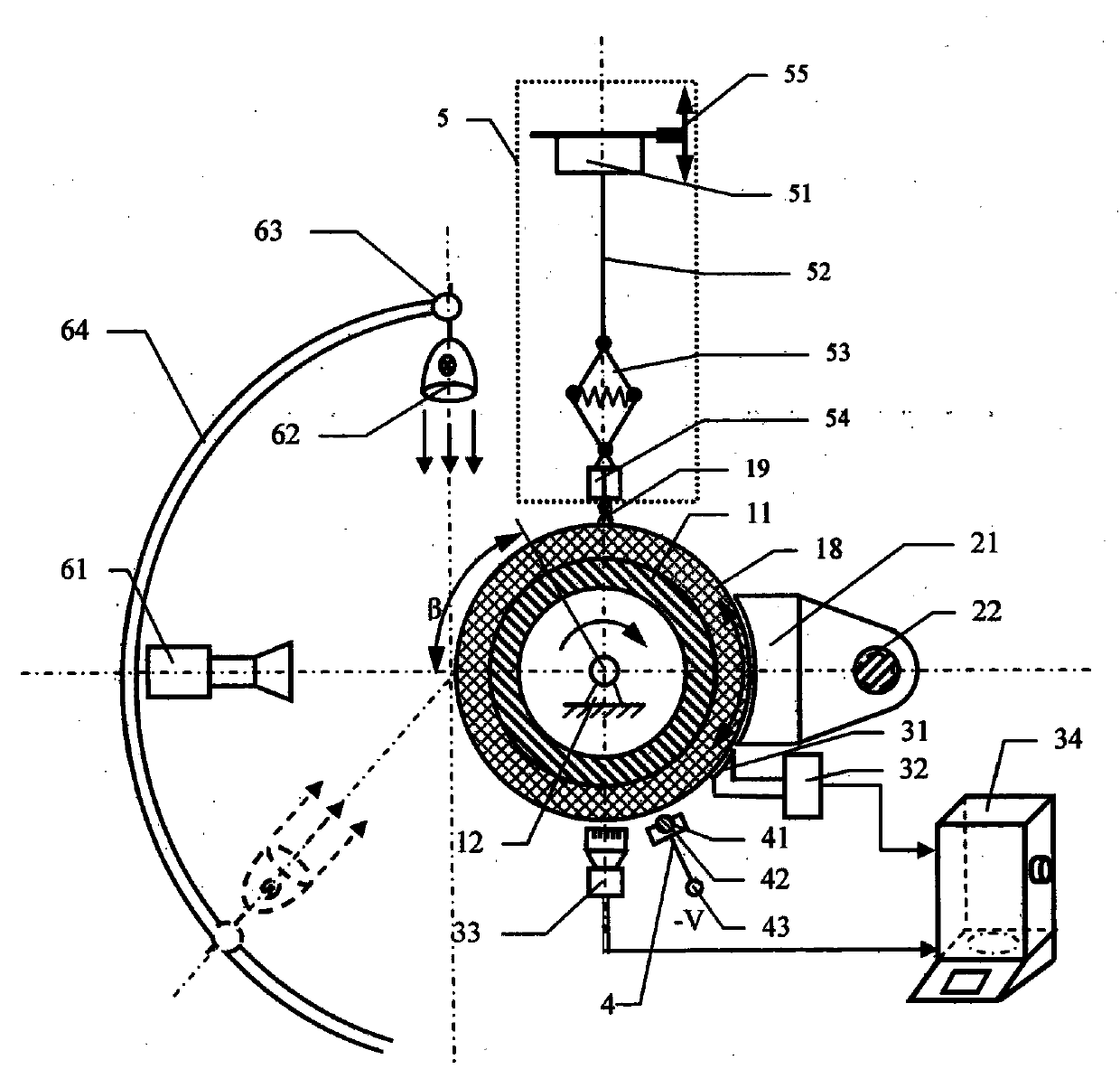 Device and method for measuring friction fuzzing and pilling forms and pulling-out force of bobbin yarns