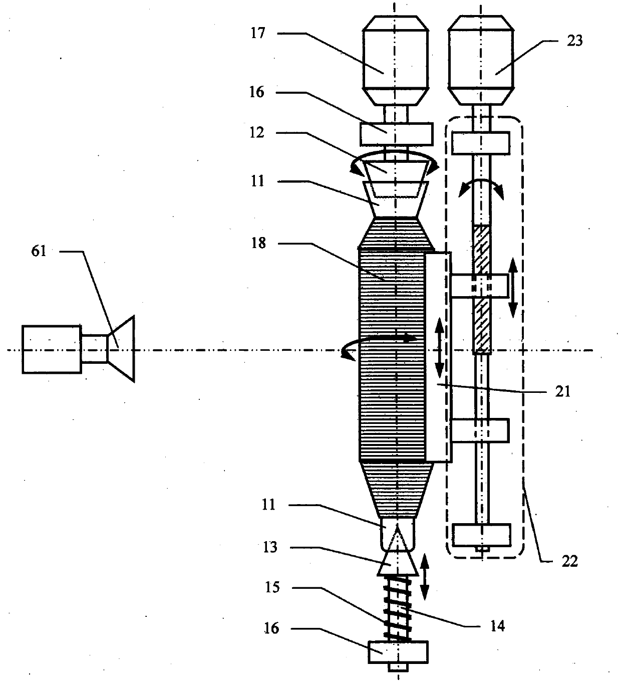 Device and method for measuring friction fuzzing and pilling forms and pulling-out force of bobbin yarns