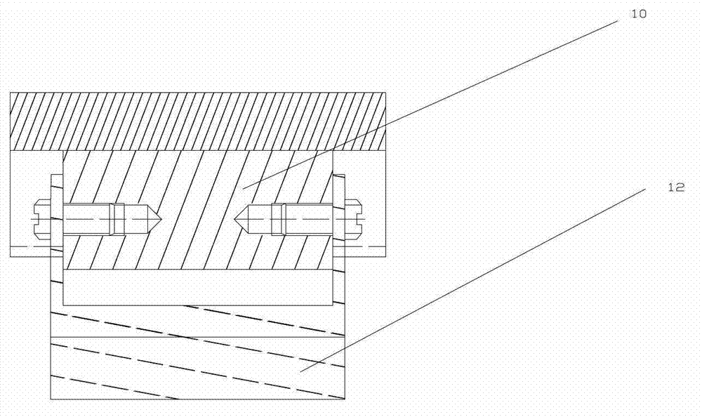 Clamping conveying device of edge milling machine for large ship