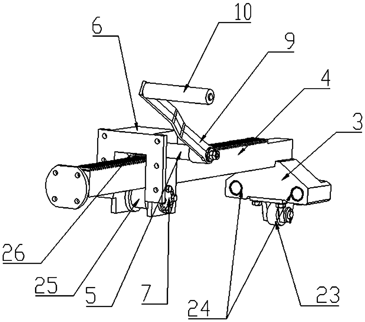 A pipe flash butt welding rotary mechanical internal slag removal system