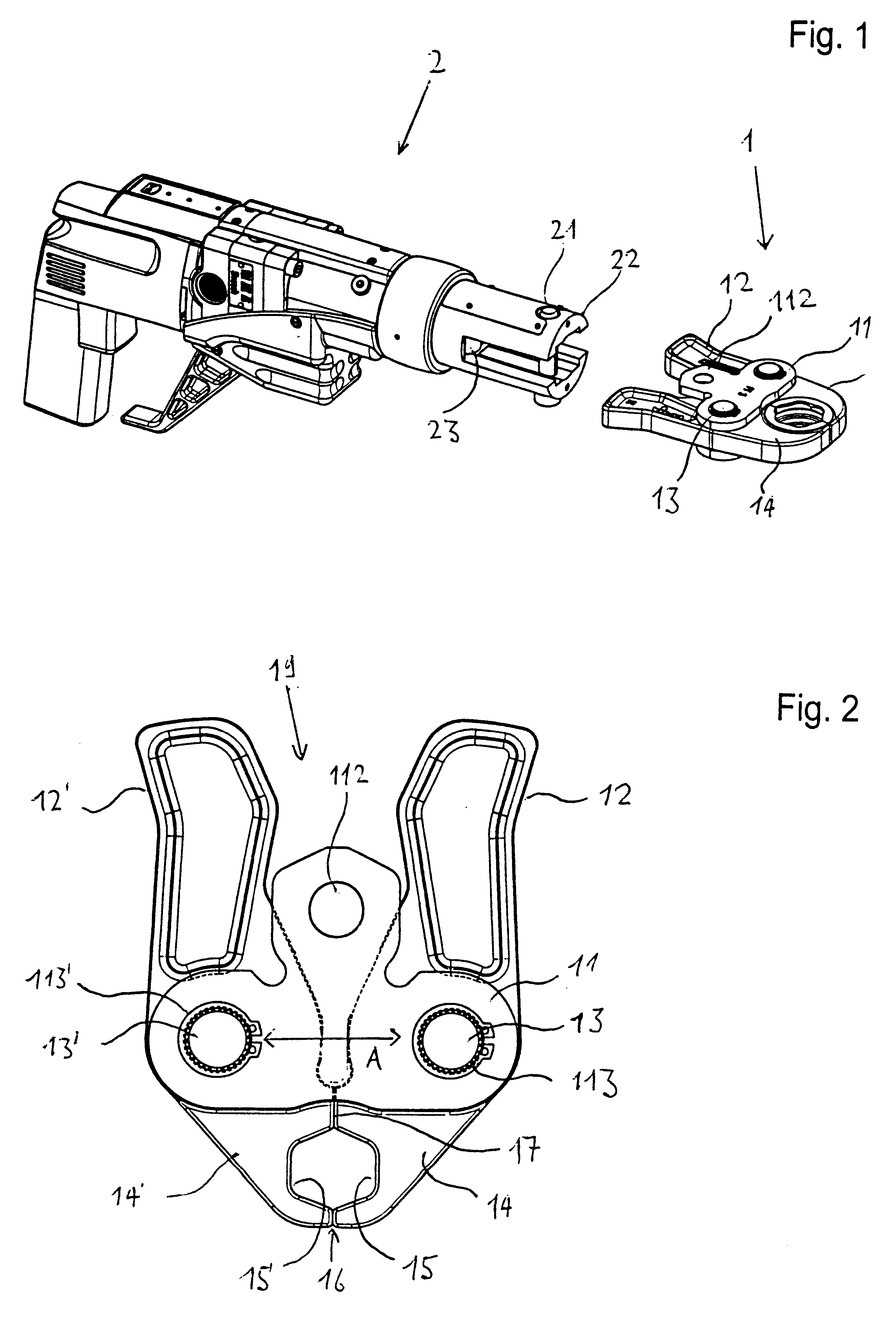 Pressing pincer