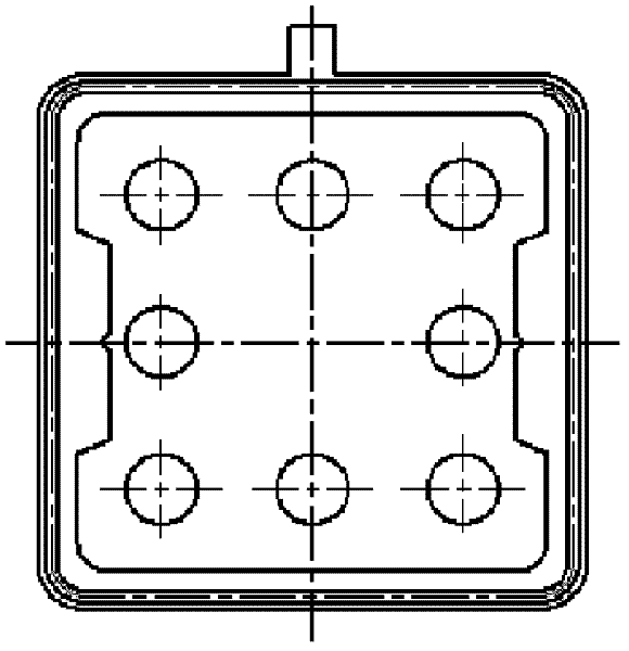 Method for stamping precisely porous bottom plate for sealing