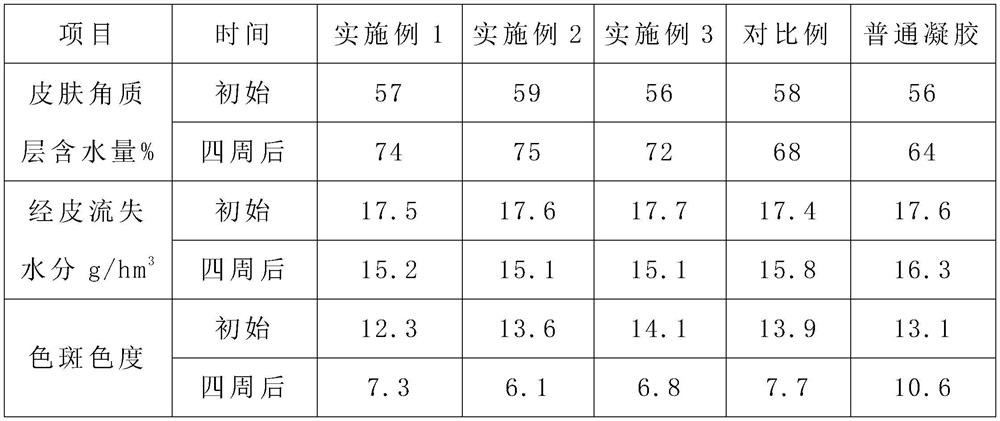 Hydrogel sustained-release facial mask for removing acne and fading spots as well as preparation method thereof