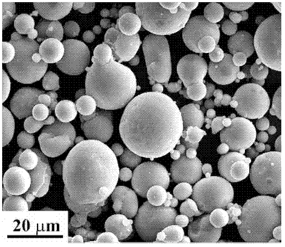 Preparation method of transmission electron microscope film sample through rapidly solidifying aluminum alloy powder