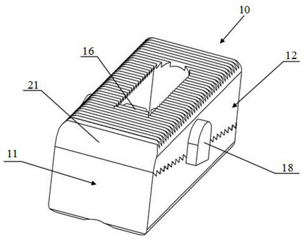 Interbody fusion cage and implantation device thereof