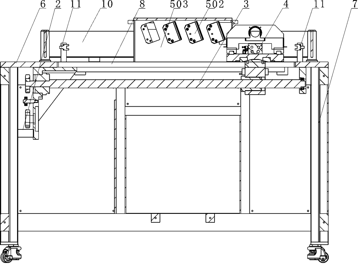 Glue sealing end face glue cutting equipment