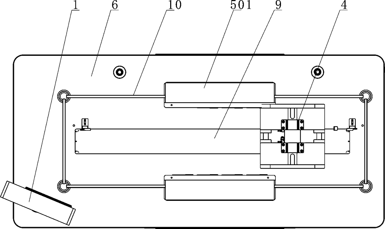 Glue sealing end face glue cutting equipment