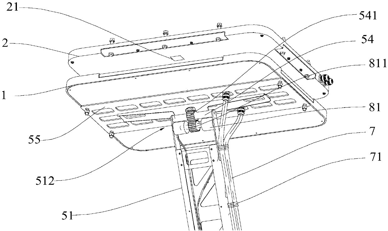 Vehicle, vehicle top charging device and system and control method thereof