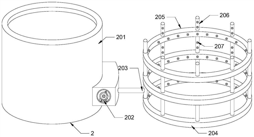 Efficient energy-saving submerged arc furnace structure with cooling function