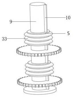 A gear cleaning device for machining