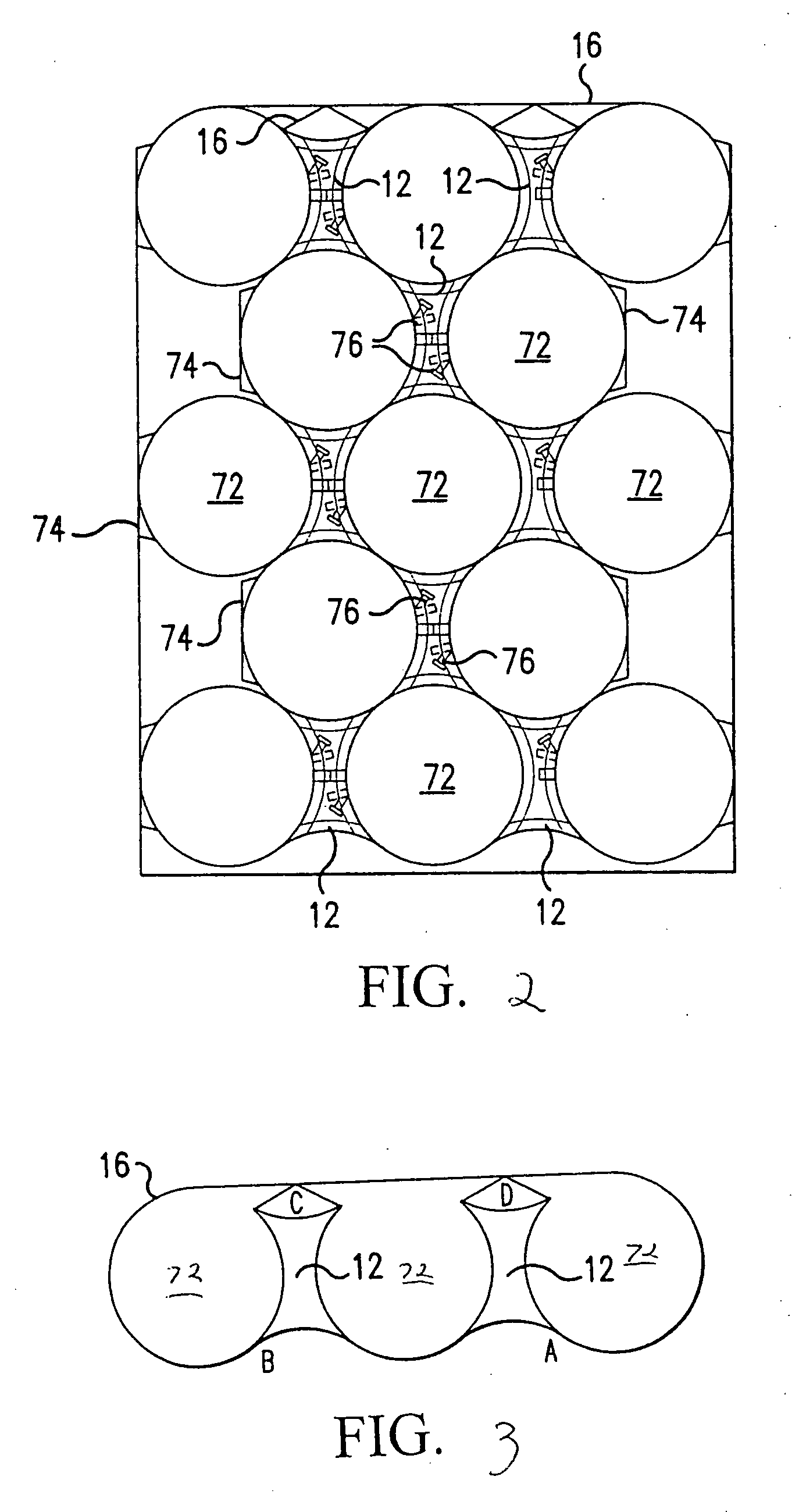 Self-gripping rack for cantilevered tanks