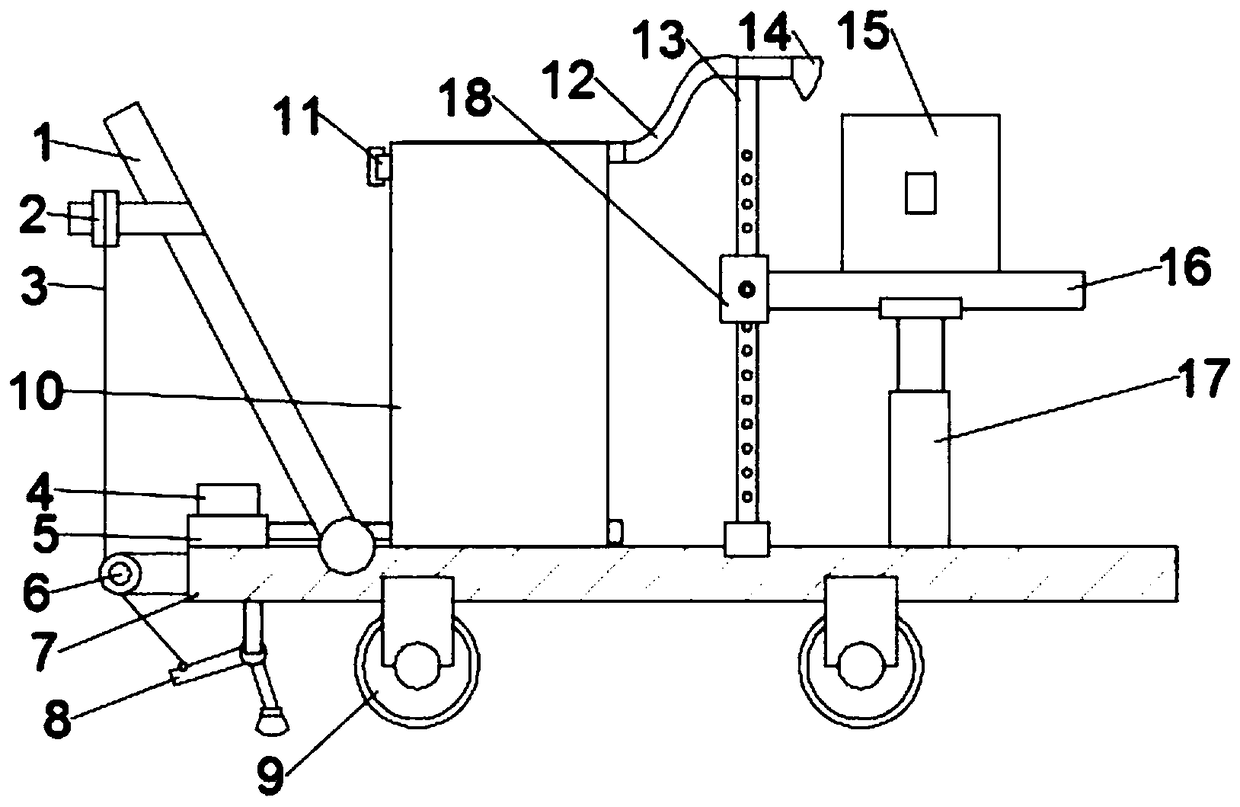 Electric welding device capable of realizing cooling protection