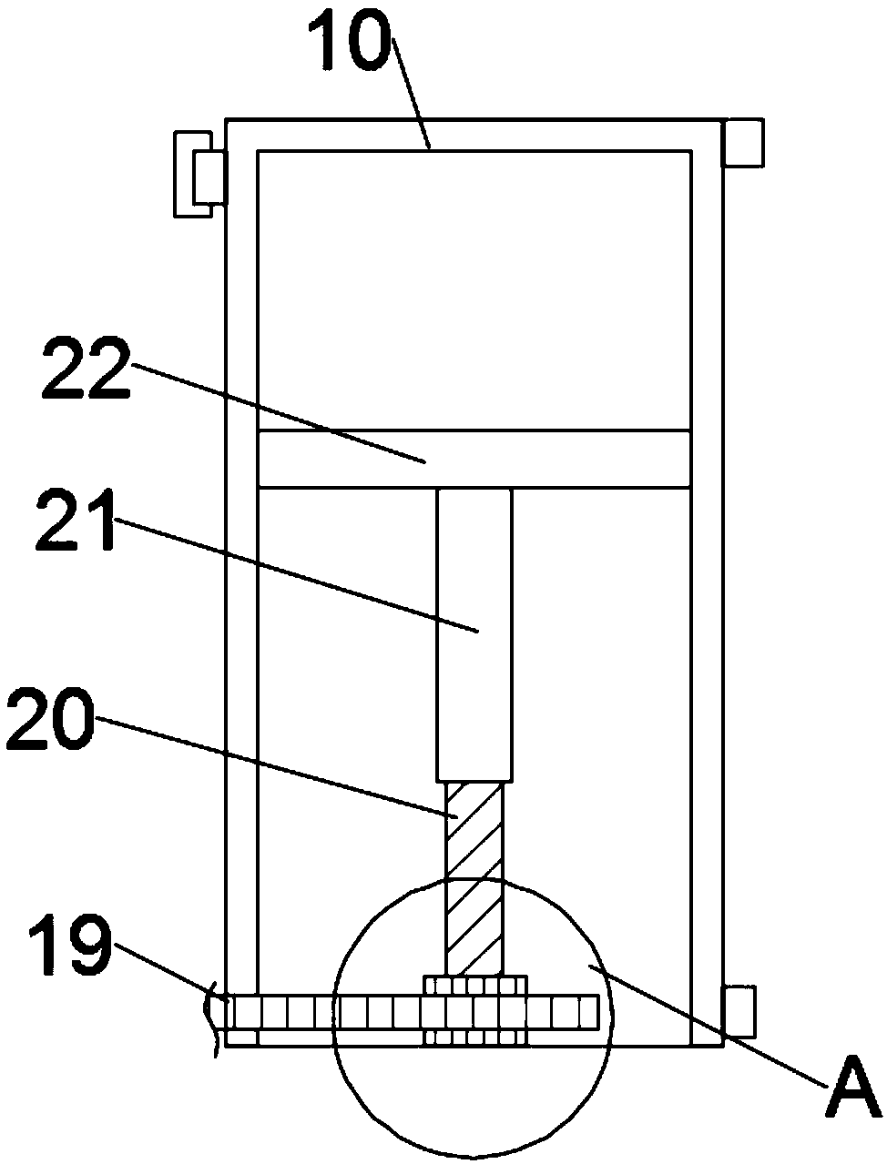 Electric welding device capable of realizing cooling protection