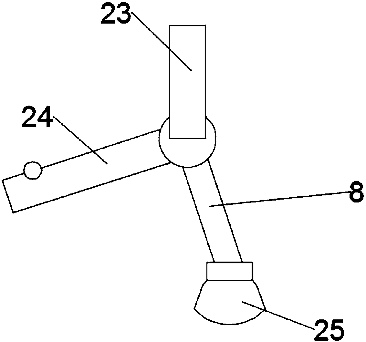 Electric welding device capable of realizing cooling protection