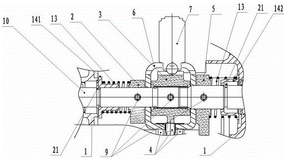 Control mechanism of automobile manual transmission