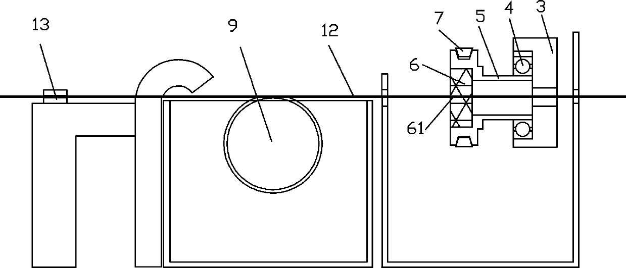 An enamelled wire enamelling device