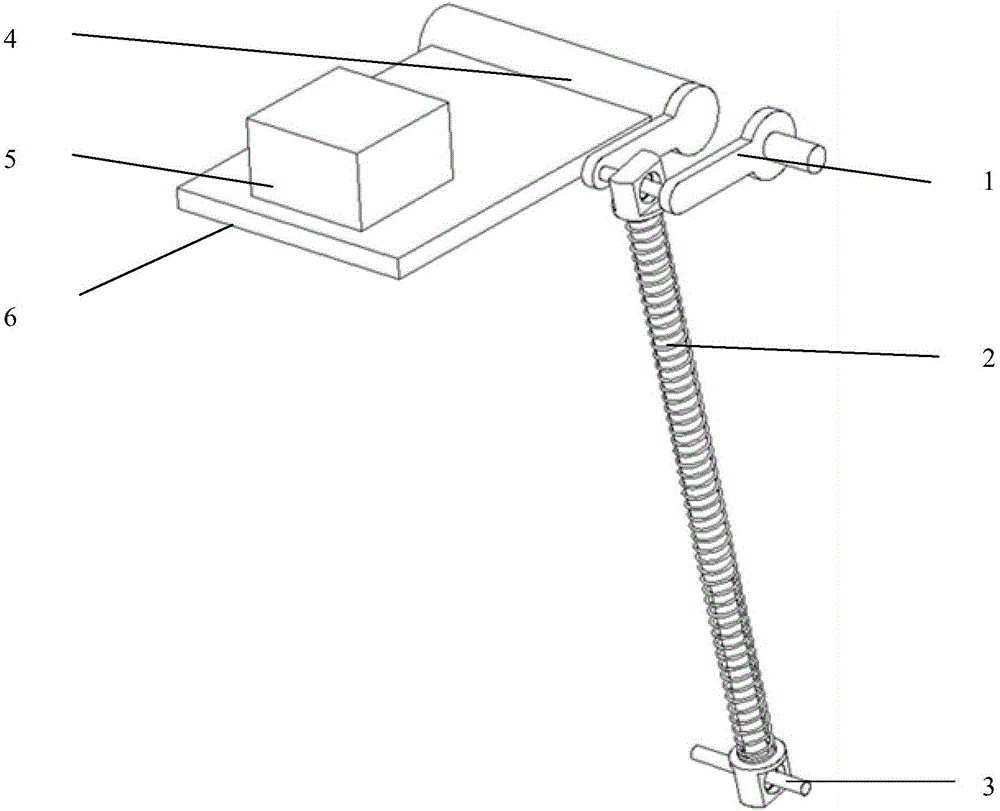 Mechanism for compensating gravitational torque generated by vertical rotary component