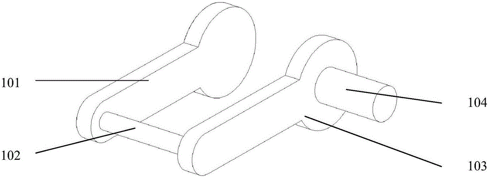 Mechanism for compensating gravitational torque generated by vertical rotary component