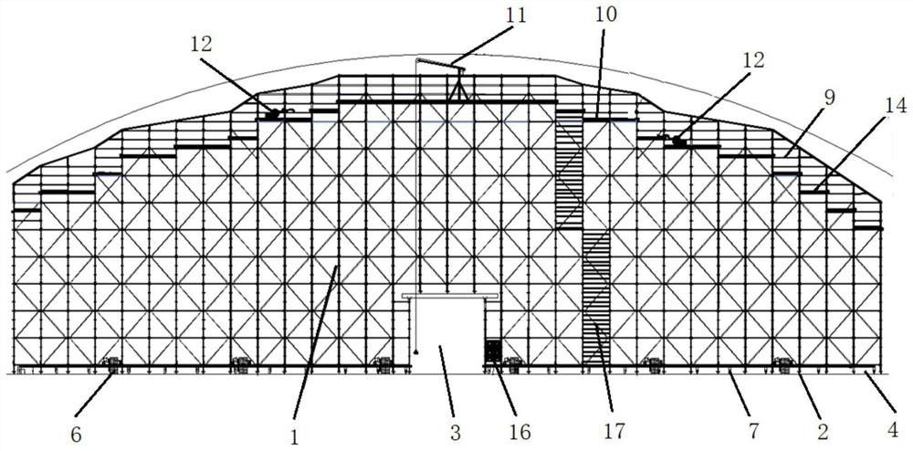 Super-large self-propelled tunnel multifunctional operation platform and construction method of tunnel reinforced waterproof board