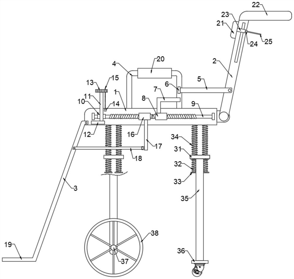 Multifunctional manual wheelchair with high comfort