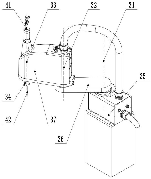 Rapid feeding and grabbing device and feeding method thereof